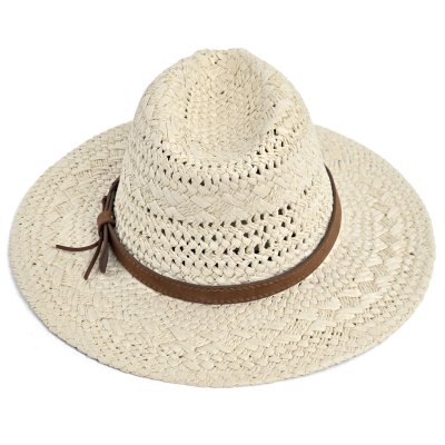 Stro hoed - Gårda Toulon Fedora (beige)