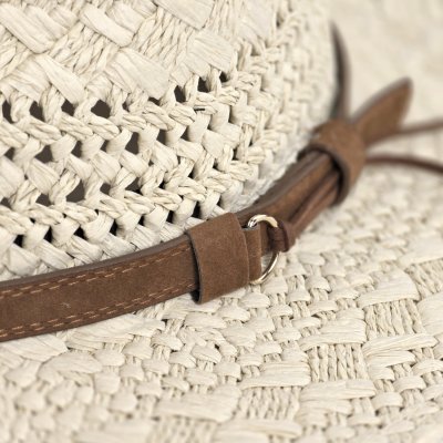 Stro hoed - Gårda Toulon Fedora (beige)