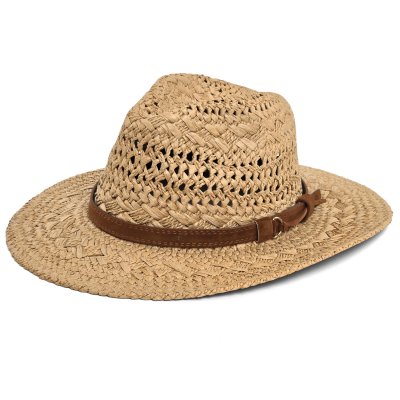 Stro hoed - Gårda Toulon Fedora (khaki)