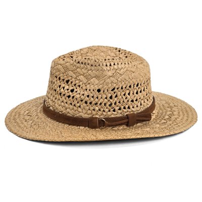 Stro hoed - Gårda Toulon Fedora (khaki)