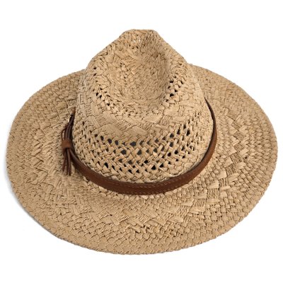 Stro hoed - Gårda Toulon Fedora (khaki)