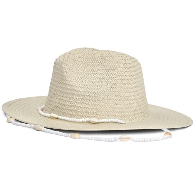 Stro hoed - Gårda Valencia Fedora (beige)