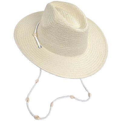 Stro hoed - Gårda Valencia Fedora (beige)