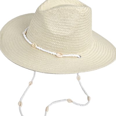 Stro hoed - Gårda Valencia Fedora (beige)