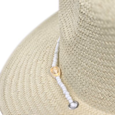 Stro hoed - Gårda Valencia Fedora (beige)
