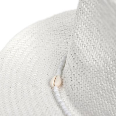 Stro hoed - Gårda Valencia Fedora (wit)