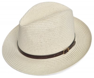 Hoeden - Gårda Agrigento Fedora (wit)
