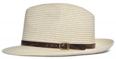 Hoeden - Gårda Agrigento Fedora (wit)
