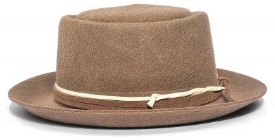 Hoeden - Gårda Corby Pork Pie (lichtbruin)