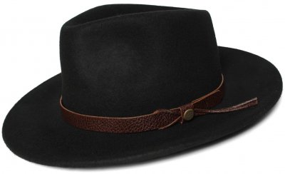 Hoeden - Gårda San Giulio Fedora (zwart)