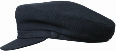 Fiddler cap - Gårda Tortoli Wool (marineblau)