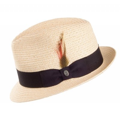 Hoeden - Toyo Braided Trilby (naturel)
