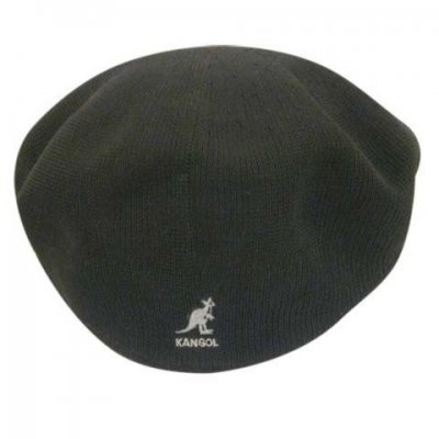 Flat cap - Kangol Tropic 504 (zwart)