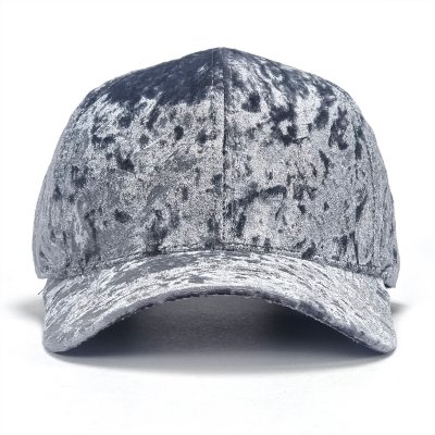 Caps - Gårda Velvet (zilver)