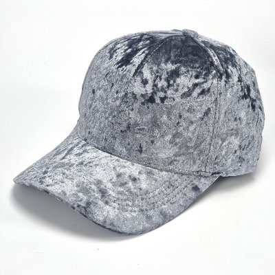 Caps - Gårda Velvet (zilver)