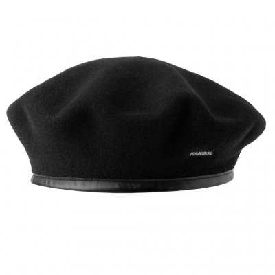 Baret - Kangol Wool Monty (zwart)