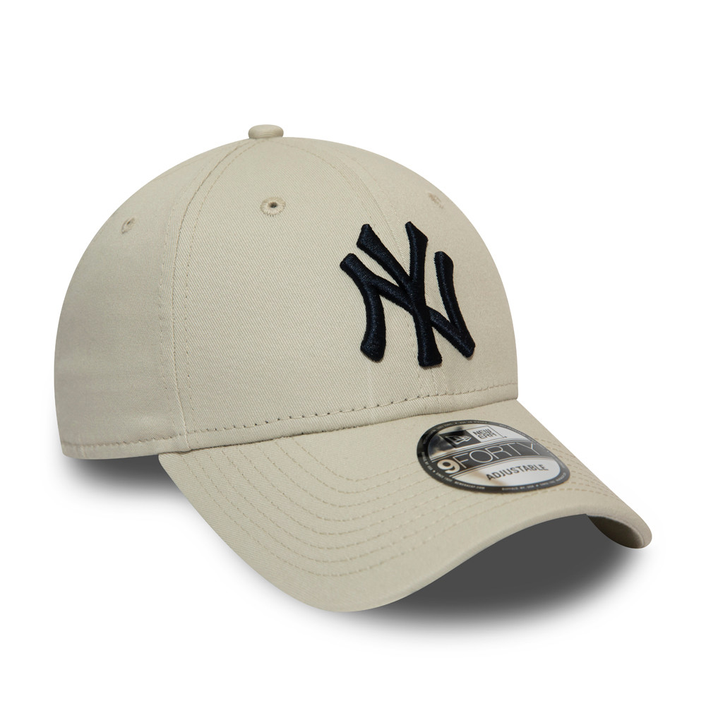 boerderij Calamiteit Hoofd Caps - New Era New York Yankees Essential 9FORTY (Cream)