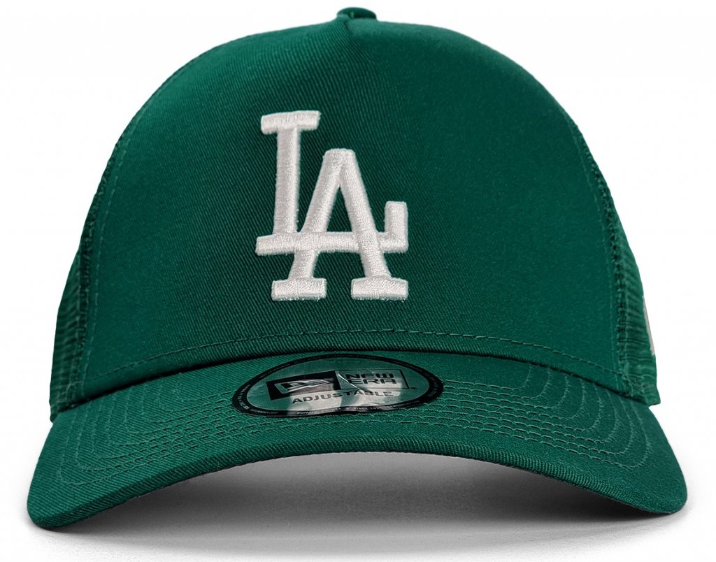 Casquette New Era A-Frame Trucker - Los Angeles Dodgers, Couleur Olive, Homme